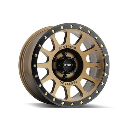 17 X 8.5 In. NV 5 On 5 Bolt Pattern 4.75 In. Back Space, Bronze With Black Lip